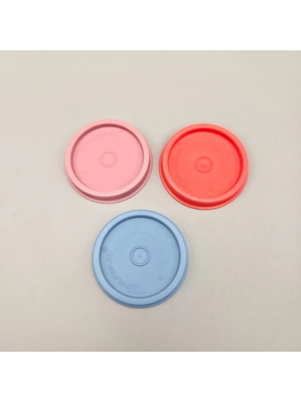 Tupperware Replacement Smidget Seals Lids 201-80 For 2 Oz Containers Set of 3